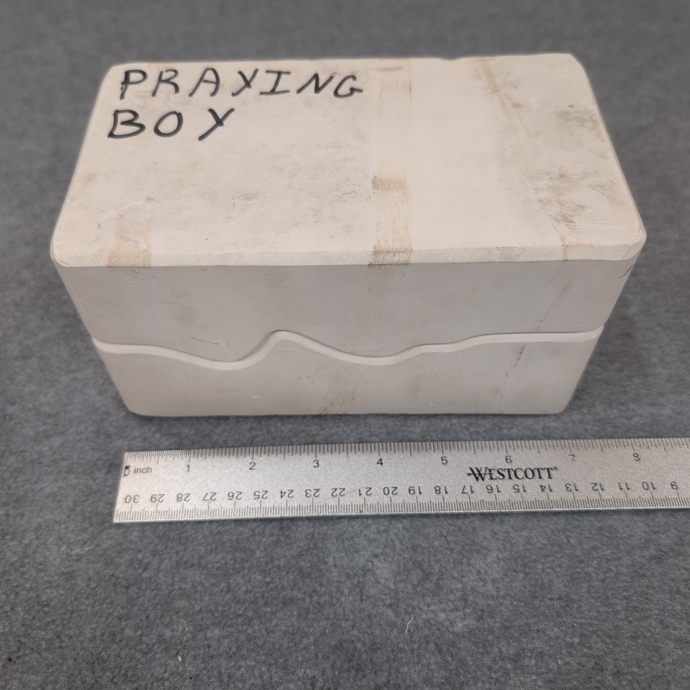 Praying Boy Mold R628‎ Ceramic Plaster Resin Casting Doll Figure - Picture 5 of 5